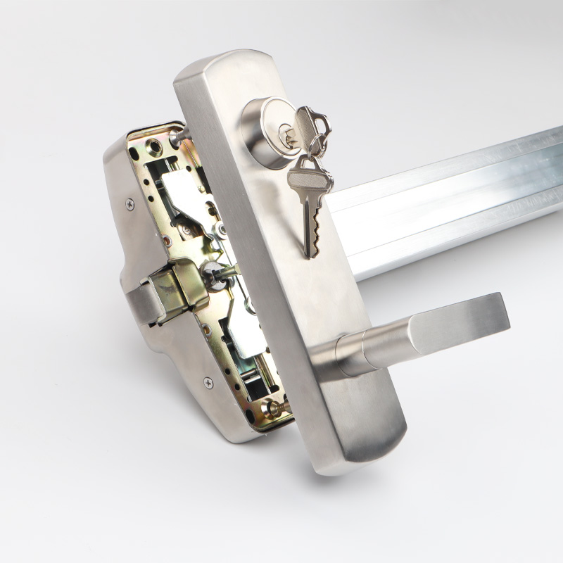 美標(biāo)推桿鎖 防爆門逃生門鎖 304不銹鋼 可選多鎖點隱藏式安裝 金捍力