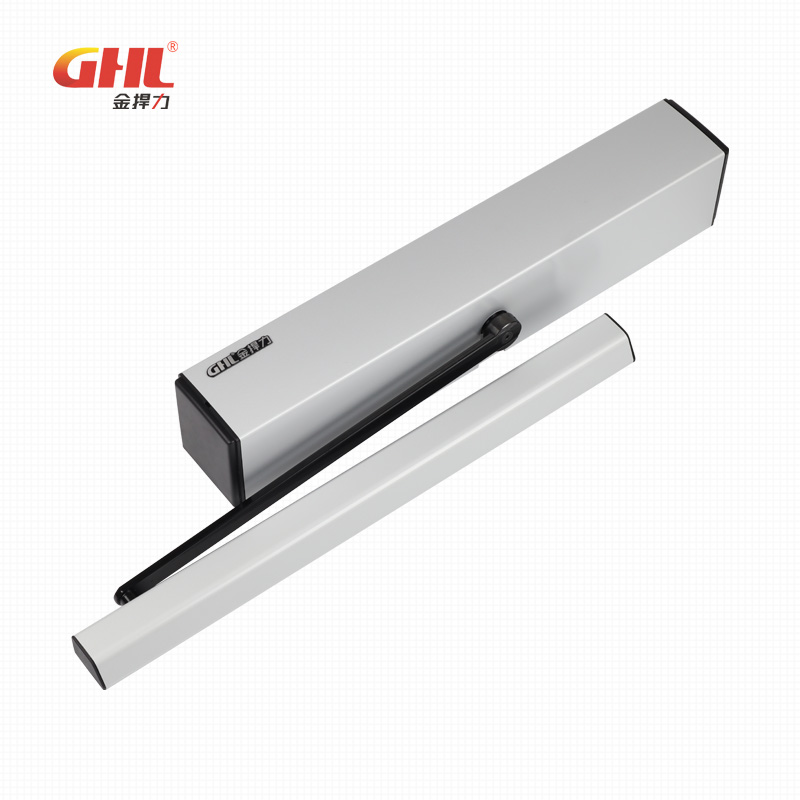 150KG上置橫裝自動(dòng)平開門機(jī)醫(yī)院潔凈門緩沖間雙門互鎖門禁智能電動(dòng)閉門器 金捍力