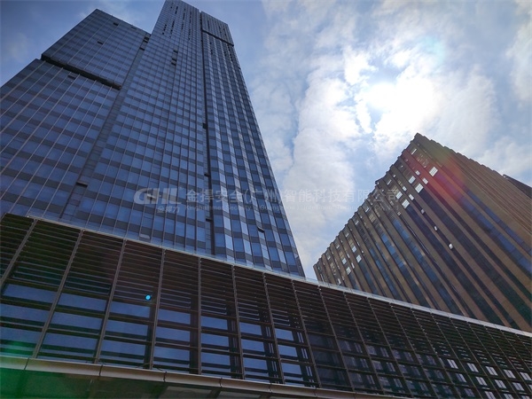 消防樓梯疏散門語音報(bào)警推桿鎖搭配雙門器·廣州復(fù)星國際中心