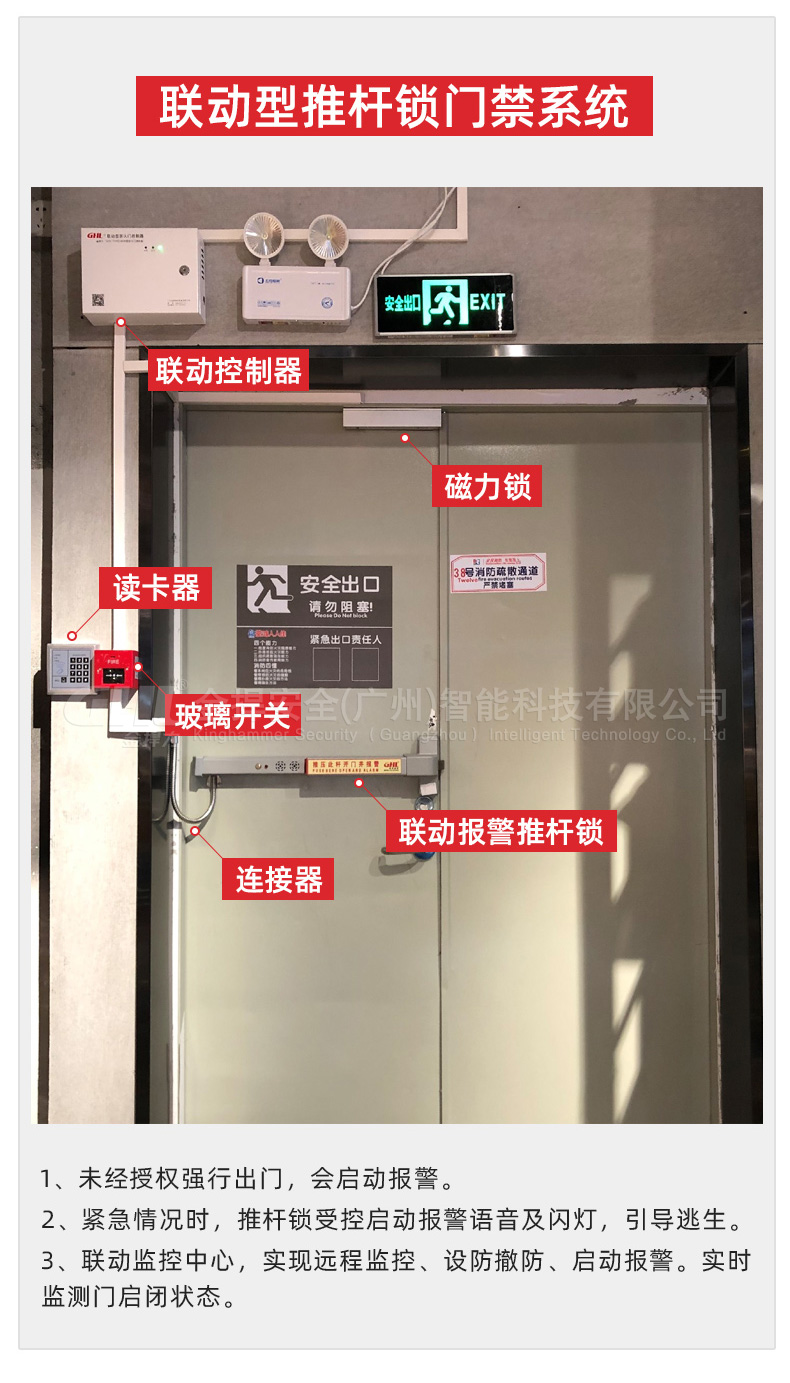 聯(lián)動型推桿鎖門禁系統(tǒng)