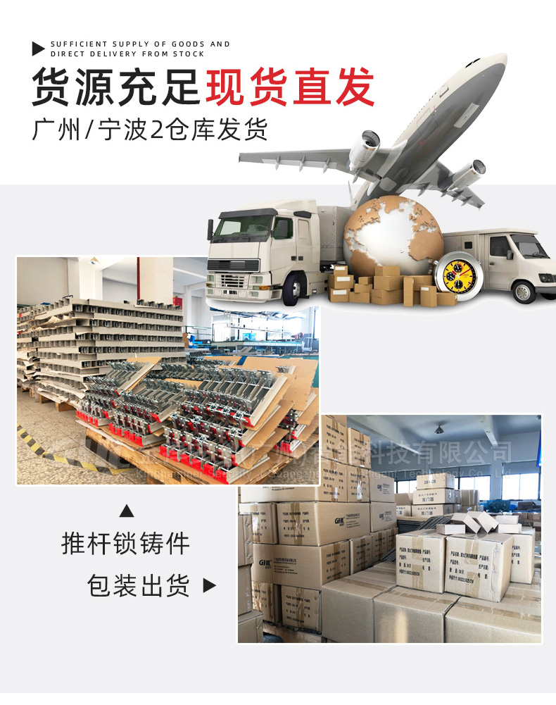 金捍力推桿鎖貨源充足，現(xiàn)貨直發(fā)！