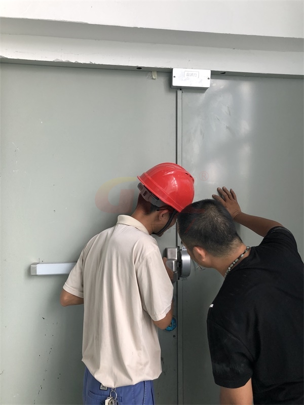 工地安裝金捍力電鎖口