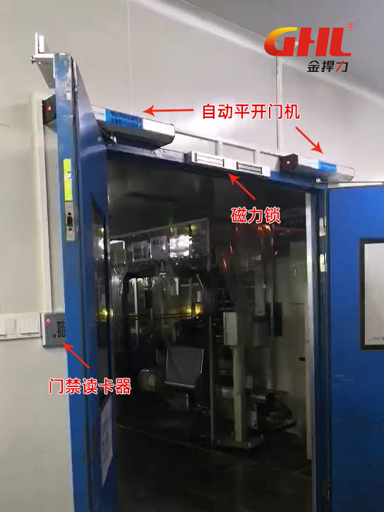 自動平開門機安裝案列