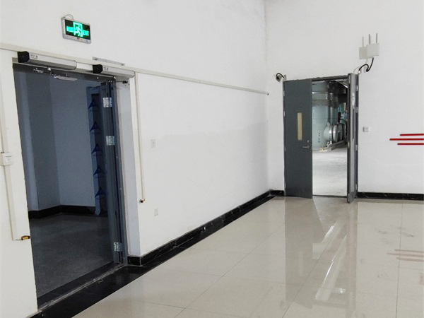 自動平開門機(jī)紅外感應(yīng)開門·陜西某智能工廠項目