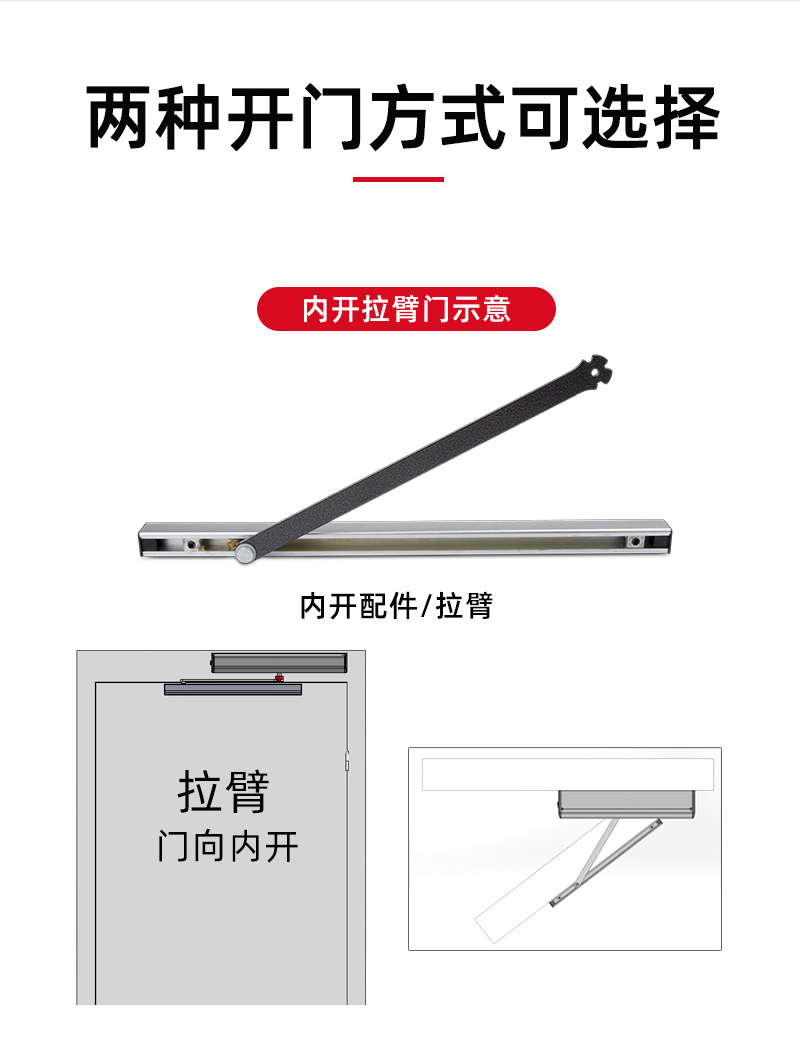 開(kāi)門機(jī)內(nèi)開(kāi)門滑軌桿